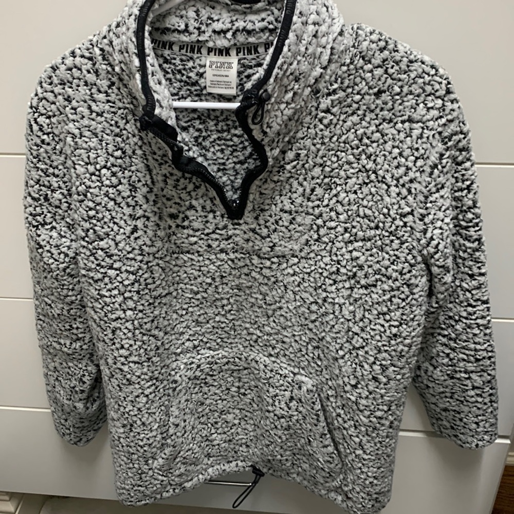 Pink Sherpa sweatshirt